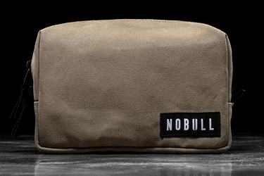Nobull Waxed Canvas Kit Men's Bags Light Brown | Australia (MJ2461)